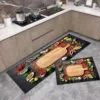 2 in 1 Polyester Absorbent Kitchen Mat11 2 in 1 Polyester Absorbent Kitchen Mat Set – Long Runner + Small Floor Mat