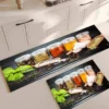 2 in 1 Polyester Absorbent Kitchen Mat12 2 in 1 Polyester Absorbent Kitchen Mat Set – Long Runner + Small Floor Mat
