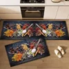 2 in 1 Polyester Absorbent Kitchen Mat15 2 in 1 Polyester Absorbent Kitchen Mat Set – Long Runner + Small Floor Mat