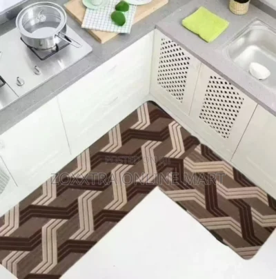 2 in 1 Polyester Absorbent Kitchen Mat16 2 in 1 Polyester Absorbent Kitchen Mat Set – Long Runner + Small Floor Mat