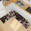 2 in 1 Polyester Absorbent Kitchen Mat18 2 in 1 Polyester Absorbent Kitchen Mat Set – Long Runner + Small Floor Mat