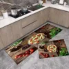 2 in 1 Polyester Absorbent Kitchen Mat7 2 in 1 Polyester Absorbent Kitchen Mat Set – Long Runner + Small Floor Mat