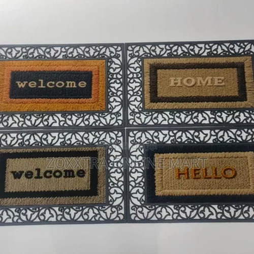 205828209_MTI4MC05NTktNGY5NDVhYzUxYQ Hello Door Mat with decorative border