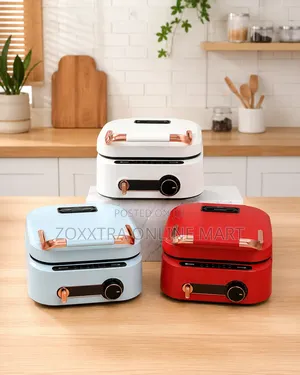 4-in-1 Multifunctional Electric Cooker grilling steak and vegetables