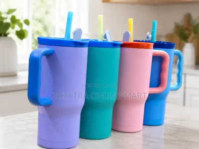 700ml Handled Tumbler Cup With Straw 700ml Handled Tumbler Cup With Straw in assorted colours