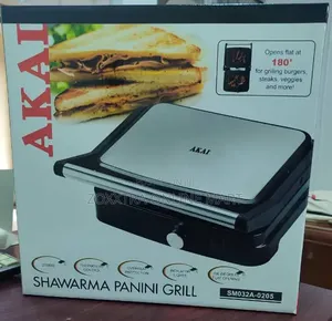 Akai Shawarma Panini Grill packaging box