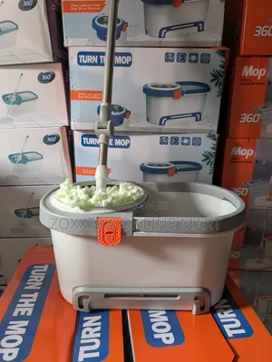 Automatic Spin Mop Bucket with microfiber mop