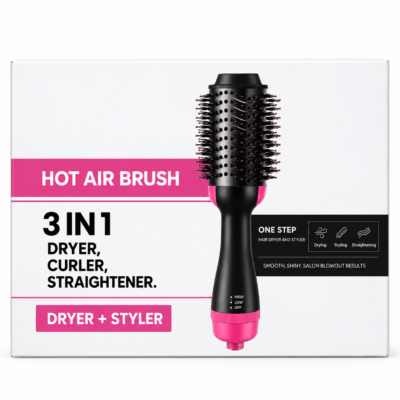 3-in-1 Hot Air Brush Dryer Styler 3-in-1 Hot Air Brush Dryer Styler