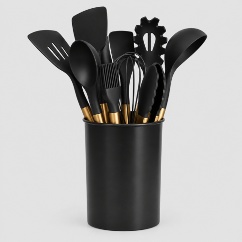 12pcs Silicone Kitchen Utensil Set With Holder 12pcs Silicone Kitchen Utensil Set With Holder