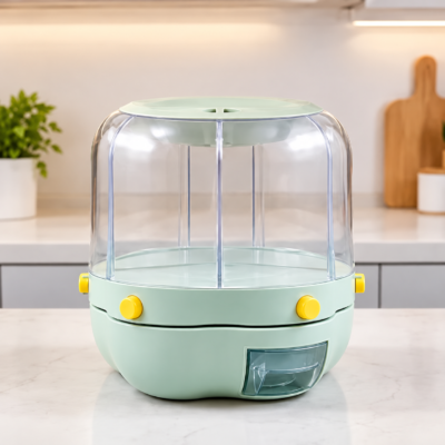 7L Rotating Cereal & Rice Dispenser