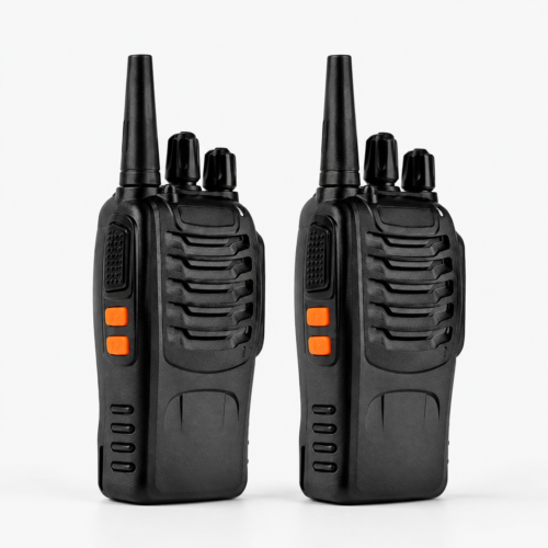2-Piece Rechargeable Walkie Talkie Set 2-Piece Rechargeable Walkie Talkie Set
