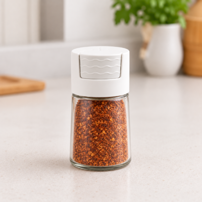 Press-Top Spice Dispenser White Press-Top Spice Dispenser White