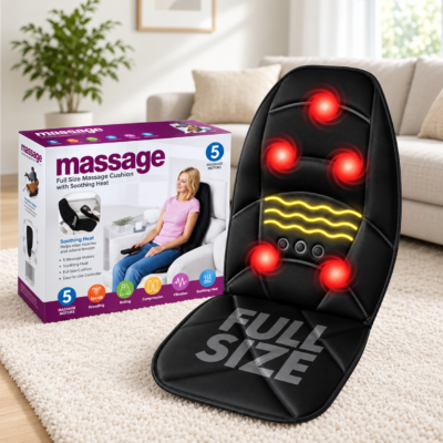 Massage seat cushion for car and home chair use Massage seat cushion for car and home chair use