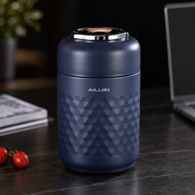 AILIJIN insulated food flask with spoon