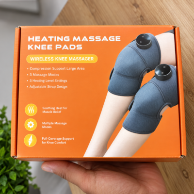 Wireless Heating Massage Knee Pads packaging