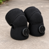 Pair of black Wireless Heating Massage Knee Pads
