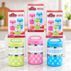 Rashnik Two-Layer Lunch Food Flask in assorted colours with packaging