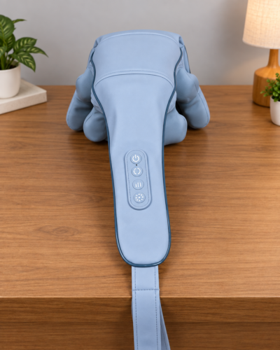 Electric Neck and Shoulder Massager for Back Waist and Legs blue