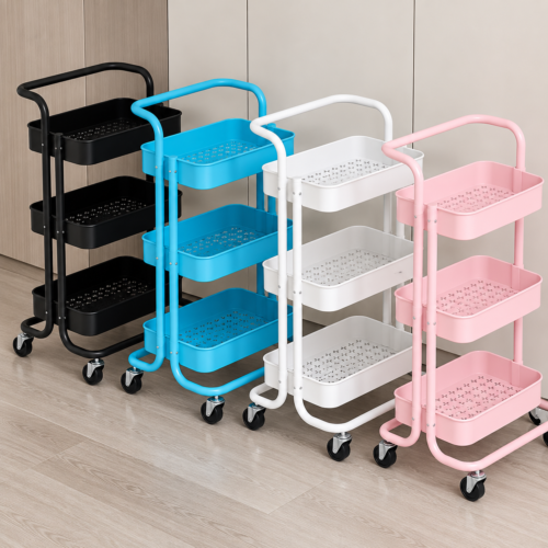 ChatGPT Image Sep 7, 2026, 12_05_25 PM (5) 3 Layer Trolley with wheels in different colours