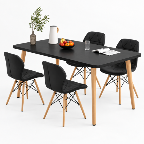ChatGPT Image Sep 7, 2026, 12_31_43 PM (2) Dining Rectangle Table with 4 Leather Chairs black