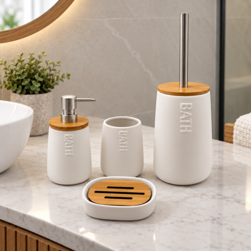 ChatGPT Image Sep 8, 2026, 11_12_19 AM Ceramic 4-Piece Bathroom Accessories Set