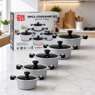 ChatGPT Image Sep 9, 2026, 10_26_09 AM (2) UCC Life 10-Piece Granite Coating Cookware Set with matching lids
