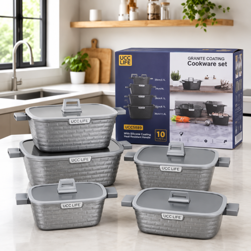ChatGPT Image Sep 9, 2026, 10_34_28 AM (1) UCC Life 10-Piece Granite Coating Cookware