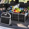Foldable Car Boot 1 Foldable Car Boot Organizer with Cooler Compartment in car