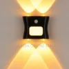 Four-Head Motion Sensor Ambient Wall Light 1 Four-Head Motion Sensor Ambient Wall Light