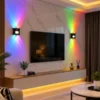 Four-Head Motion Sensor Ambient Wall Light 2 Four-Head Motion Sensor Ambient Wall Light – RGB & Warm Up/Down Wall Lamp
