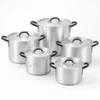 Heavy-Duty 5-Piece Aluminium Stock Pot Set Kinelco Prague 5-Piece Aluminium Stock Pot Set 26cm to 34cm