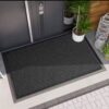 Heavy-Duty Honeycomb Dirt Trapper Doormat.2 Heavy-Duty Honeycomb Dirt Trapper Doormat at home entrance