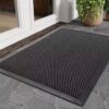 Heavy-Duty Honeycomb Dirt Trapper Doormat.5 Black heavy-duty honeycomb entrance mat
