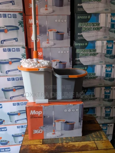 Microfibre Mop 360° Spin Bucket 2 Microfibre Mop 360° Spin Bucket
