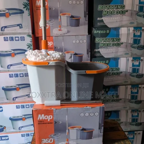 Microfibre Mop 360° Spin Bucket 2 Microfibre Mop 360° Spin Bucket