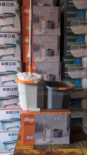 Microfibre Mop 360° Spin Bucket 360 degree microfibre mop with spin bucket