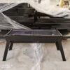 Portable foldable charcoal BBQ grill with folding legs Portable foldable charcoal BBQ grill with folding legs