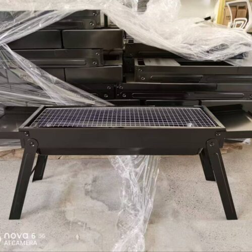 Portable foldable charcoal BBQ grill with folding legs Portable foldable charcoal BBQ grill with folding legs