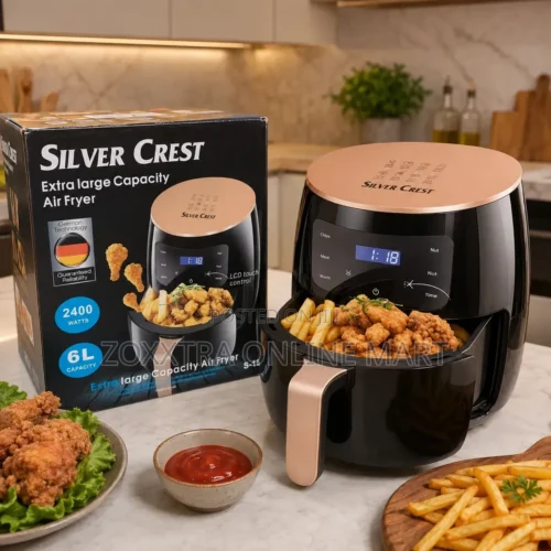 Silver Crest 6L Extra Large Capacity Air Fryer Silver Crest 6L Extra Large Capacity Air Fryer