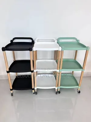 complete 3-Tier Rolling Storage Cart