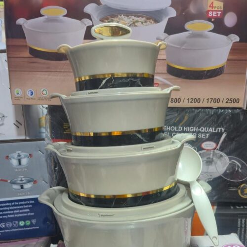 VTCL Satin Marble 4-in-1 insulated casserole set with serving spoon VTCL Satin Marble 4-in-1 insulated casserole set with serving spoon