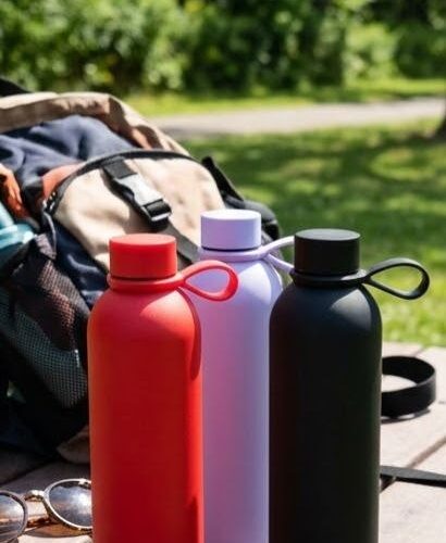 500ml matte stainless steel water bottles in red purple and black 500ml matte stainless steel water bottles in red purple and black