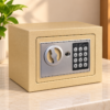 Champagne gold digital steel safe box with electronic keypad