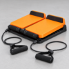 Compact Orange and Black Stepper Board-1 Multifunction Fitness Stretching Board