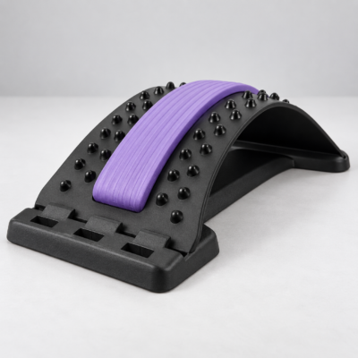 Purple Arch Back Support Board-2 Magic Back Support adjustable lumbar stretching board with purple centre pad